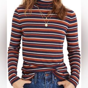 Madewell Striped Turtleneck